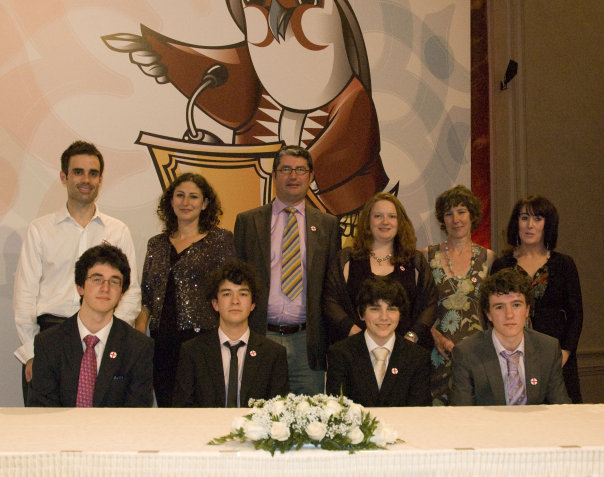 The England Gang, back row: Nick, Debbie, Ivan, Tara, Beverley, Clare.  Front row: Hasan, Edward, Greg and Matt